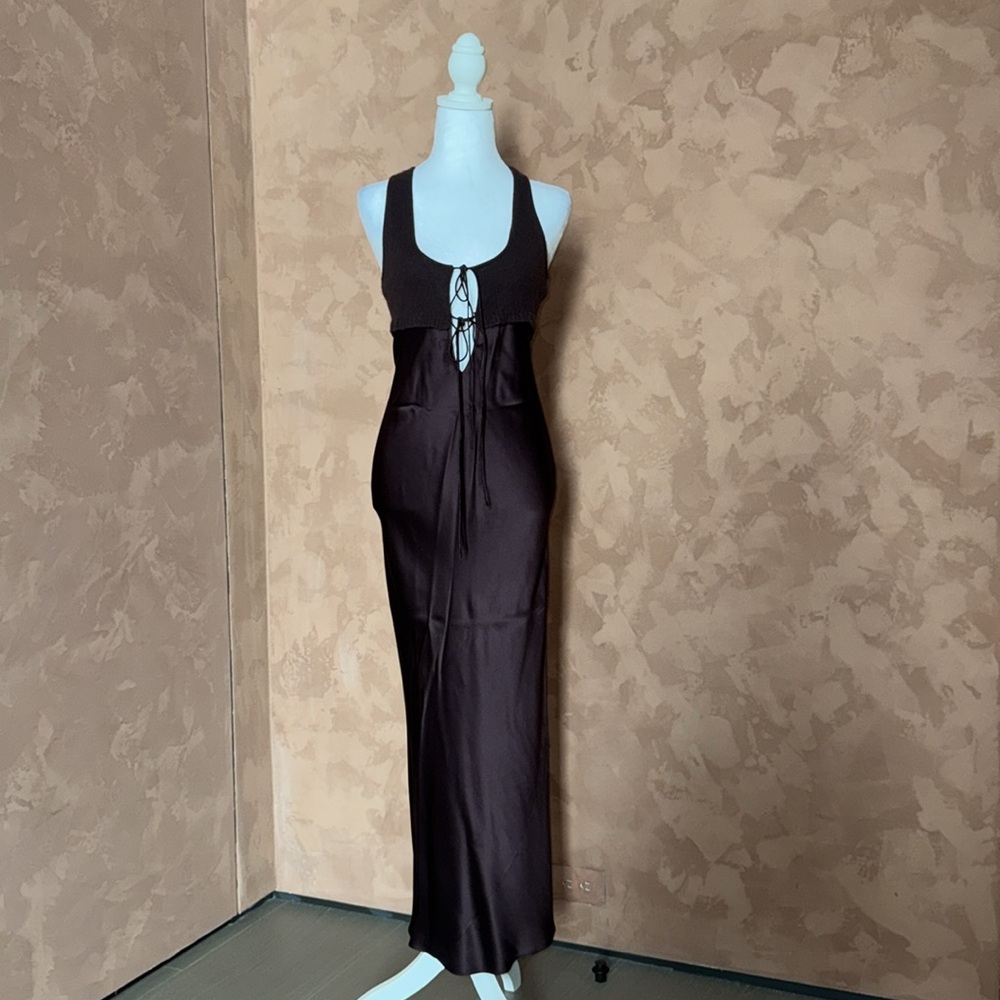 CHRISTOPHER ESBER
Fasten Draped Wool-Cashmere Midi Dress purple